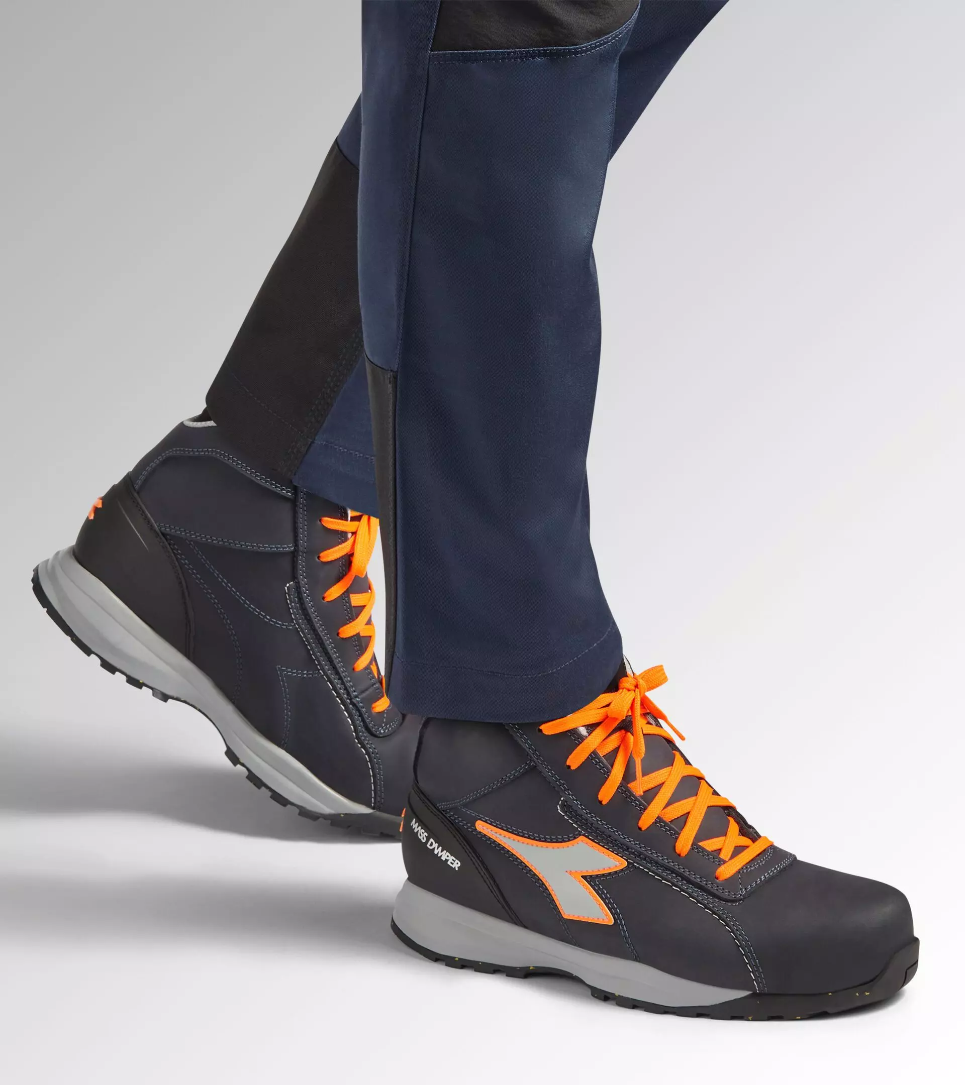 Diadora 701-181134-C9545, GLOVE MDS MID S3S FO HRO SR Turvajalkineet tummansininen/huomio-oranssi, image 2