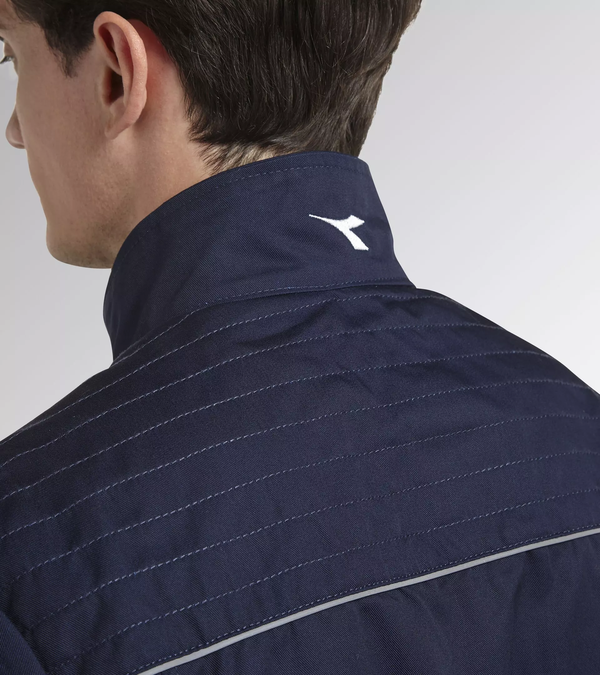 Diadora 702-172117-60062, WW JACKET POLY Klassinen takki, laivastonsininen, image 4