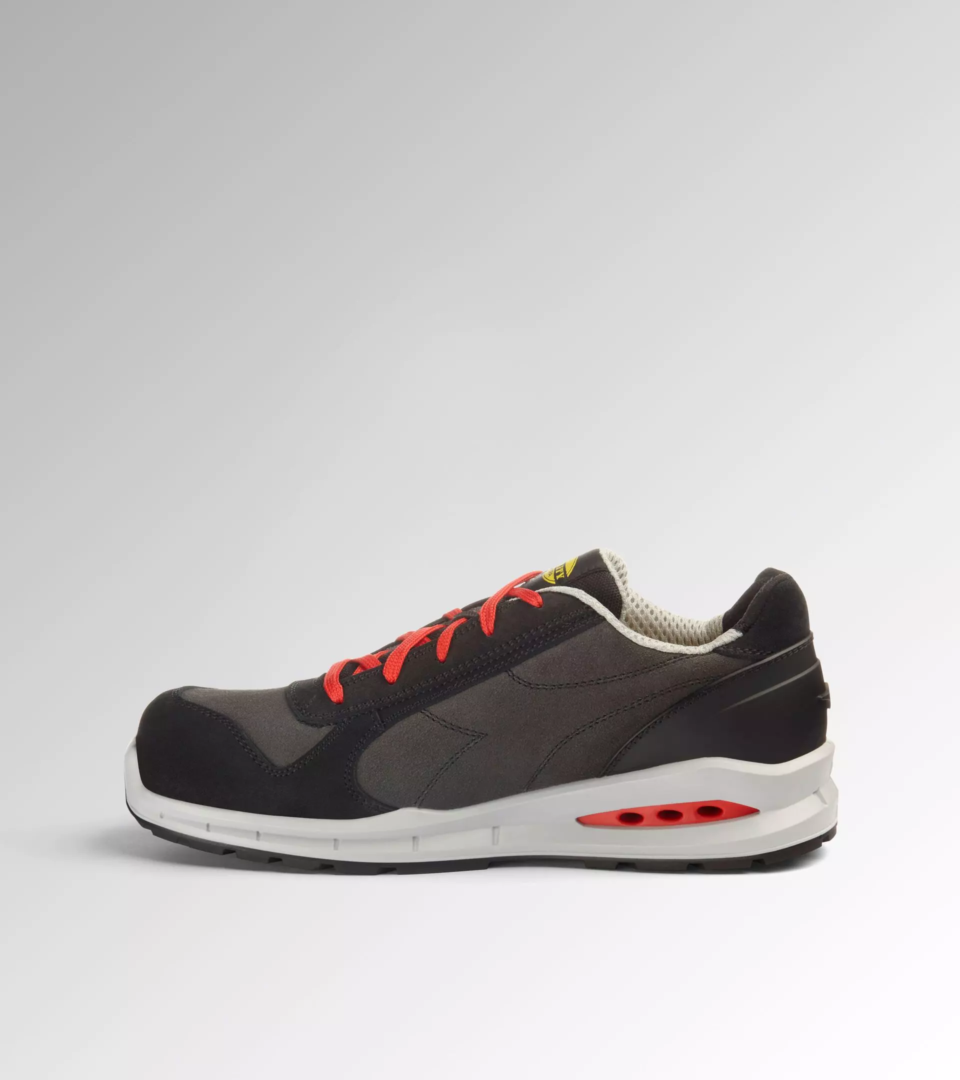 Diadora 701-181148-C9034, RUN NET AB LOW S3S FO SR Turvajalkineet asfaltti/hopea/punainen, image 6