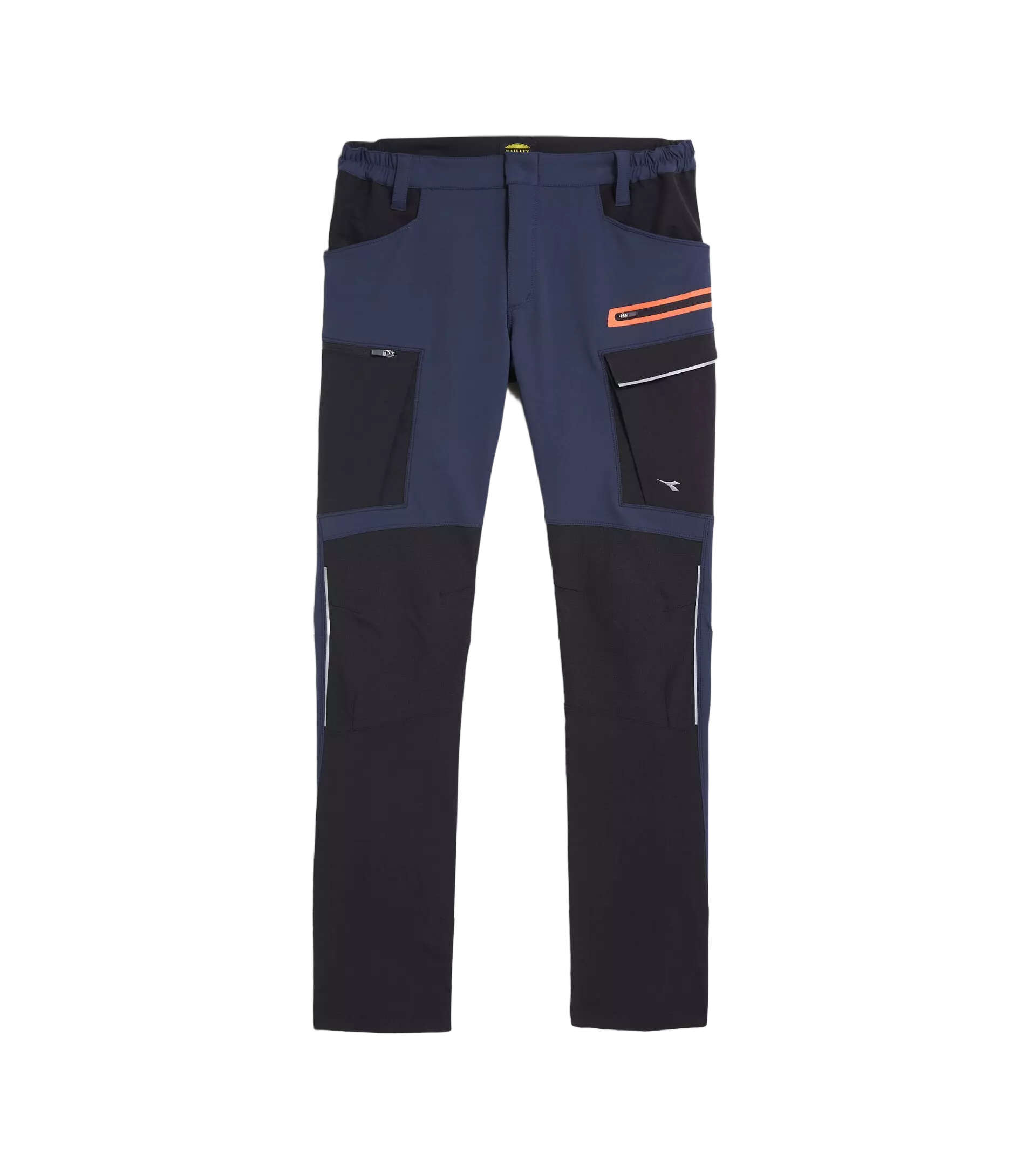 Diadora 702-179839-C4725, PANT HYBRID CARGO Standard Work Pants Black/Blue Denim