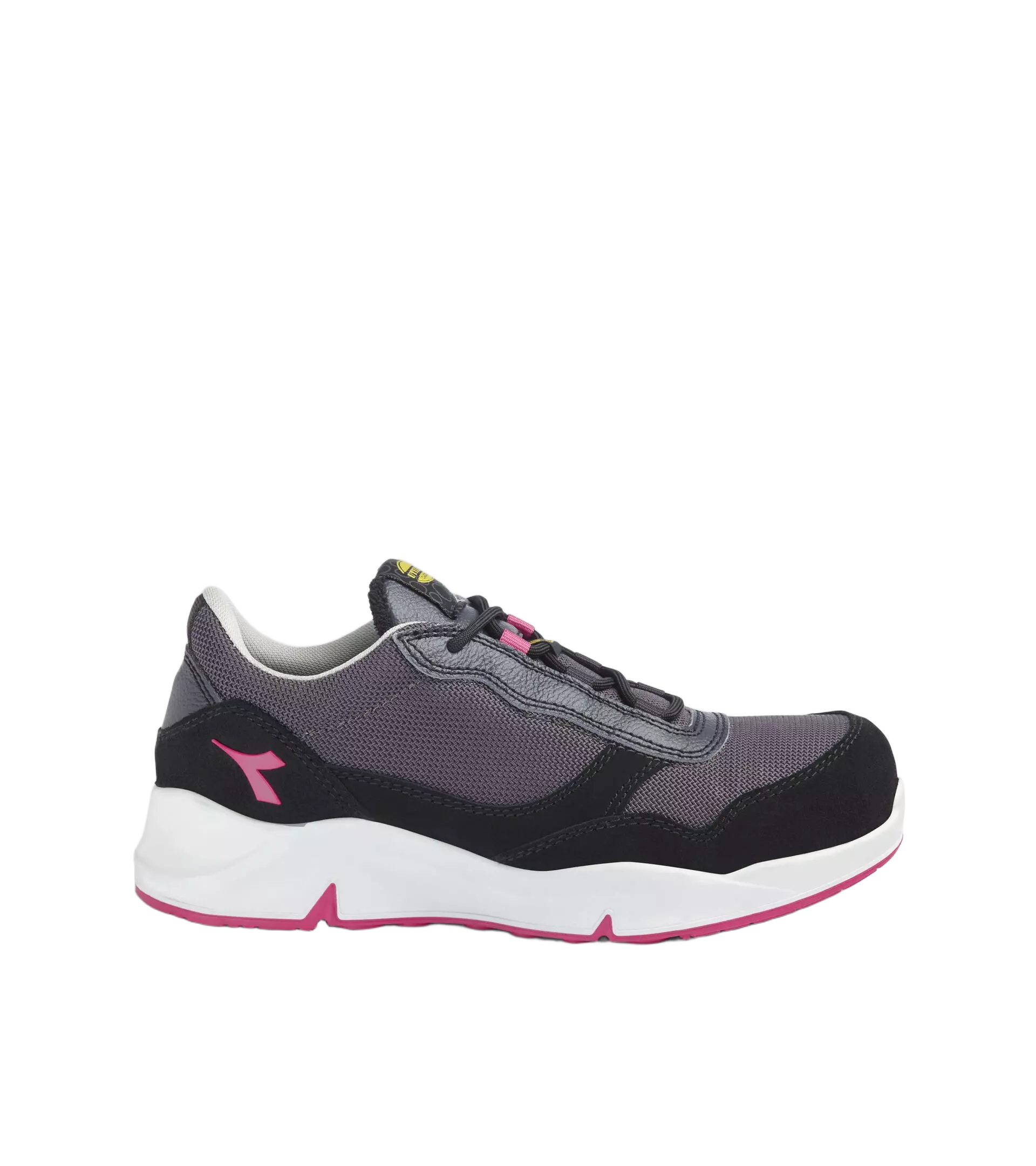 Diadora 701-179903-D0458, ATHENA TEXT LOW S1PL FO SR ESD Work Safety Shoes Nine Iron/Raspberry