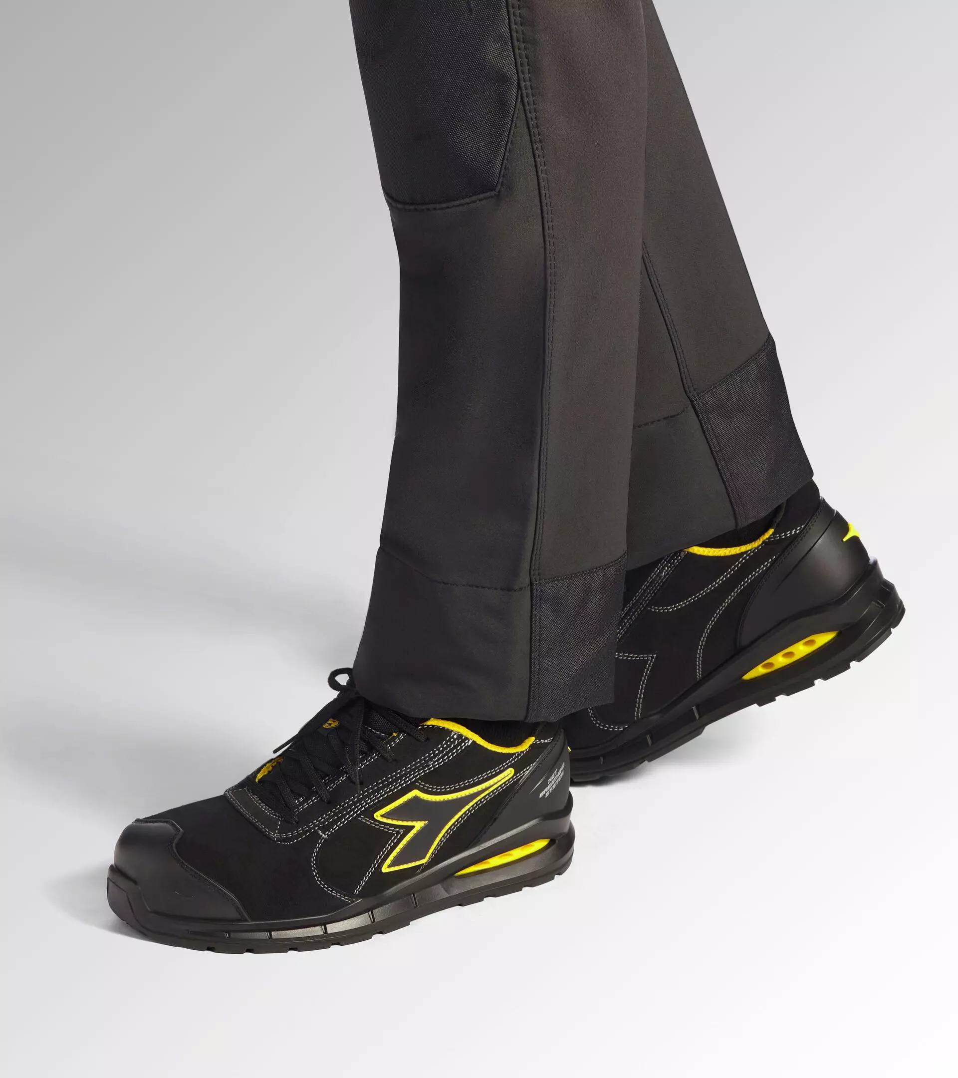 Diadora 701-181151-C0200, RUN NET AB MSTR LOW S3S FO SR SC ESD Turvajalkineet musta/musta, image 2