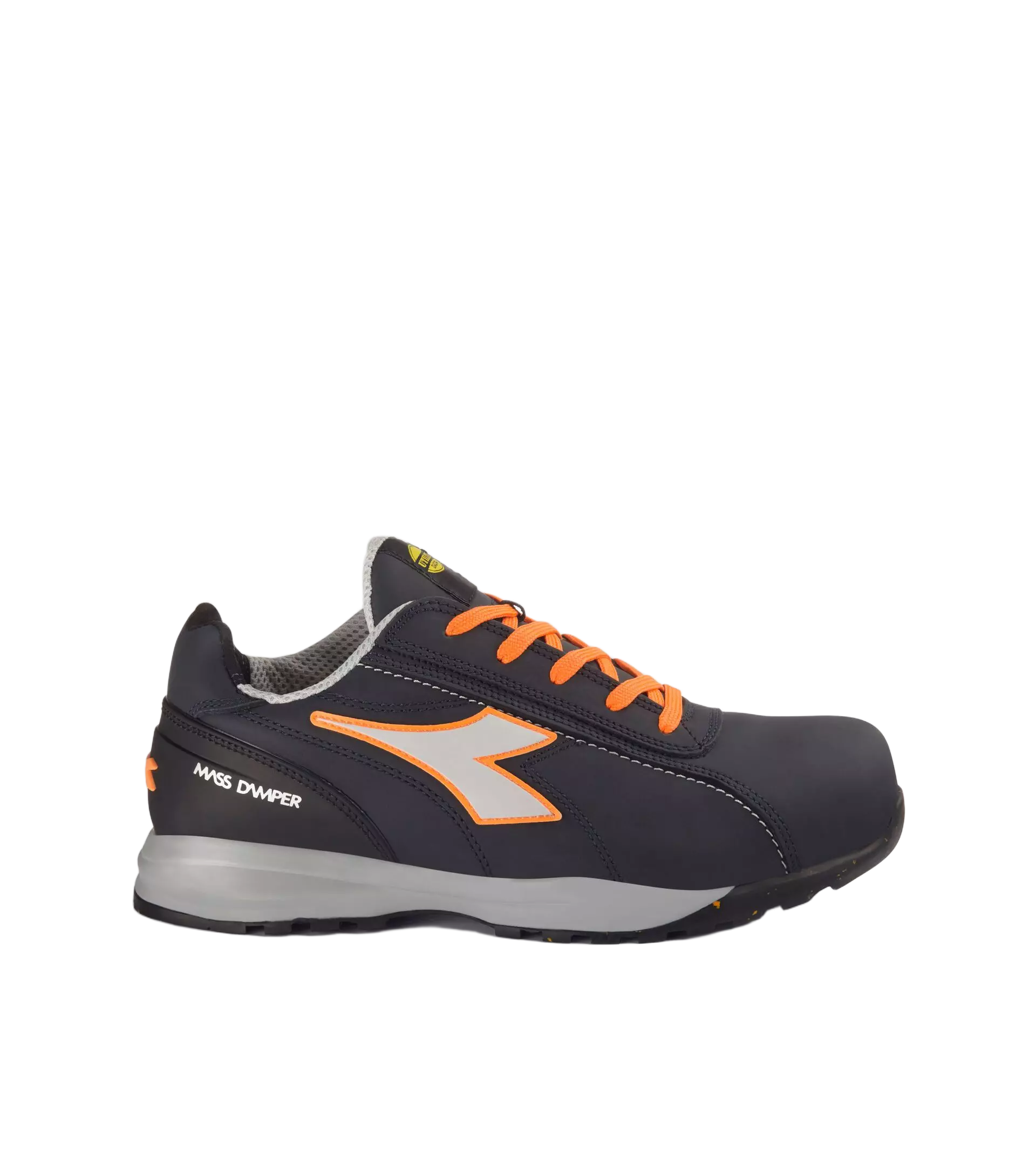 Diadora 701-181135-C9545, GLOVE MDS LOW S3S FO HRO SR Work Safety Shoes Dark Navy/Orange Fluor