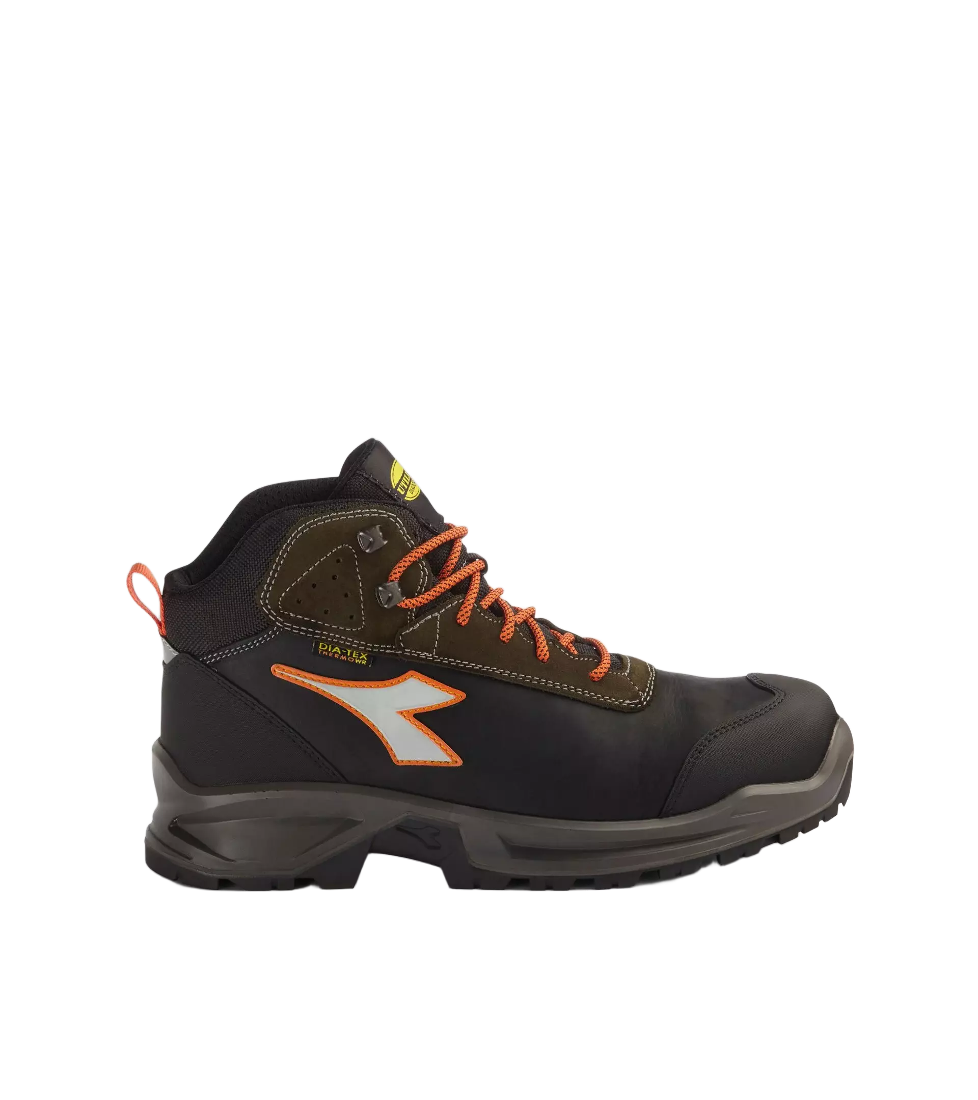 Diadora 701-18112-C3548, SPORT DIATEX MID S7S FO CI SR Arbeitssicherheitsschuhe Black/Green Rage