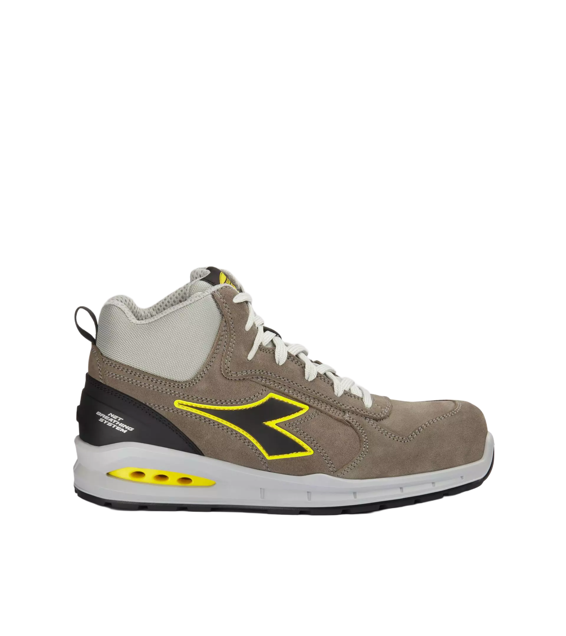 Diadora 701-181149-C8700, RUN NET AB MID S3S FO SR Work Safety Shoes Wind Gray/Wind Gray