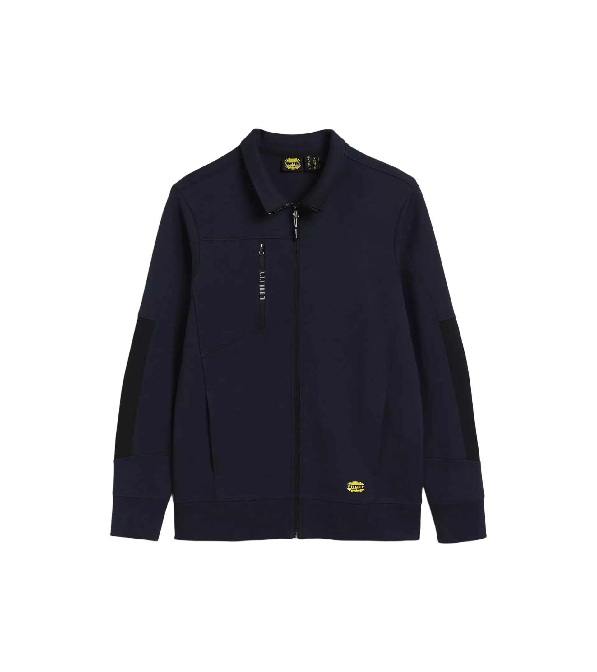 Diadora 702-178755-60062, SWEATSHIRT ZIP LITEWORK Sweatshirt Classic Navy
