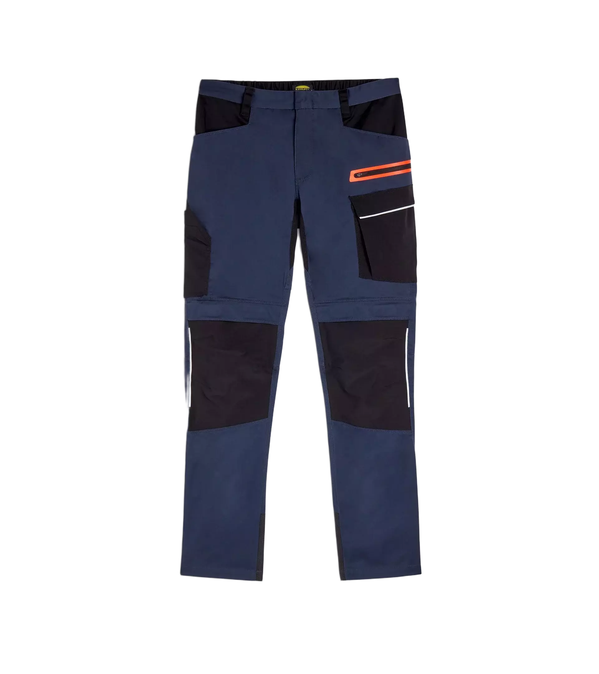 Diadora 702-1808-C4725, PANT HYBRID POLY PERFORMANCE Standard Work Pants Black/Blue Denim