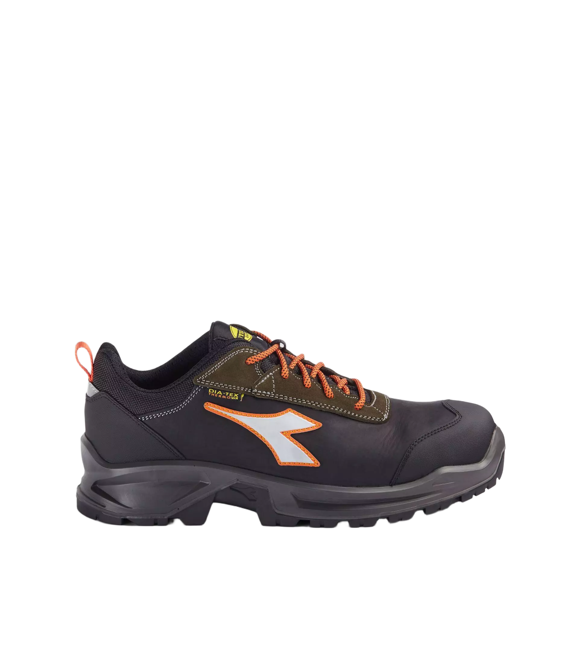 Diadora 701-181121-C3548, SPORT DIATEX LOW S7S FO CI SR Work Safety Shoes Black/Green Rage