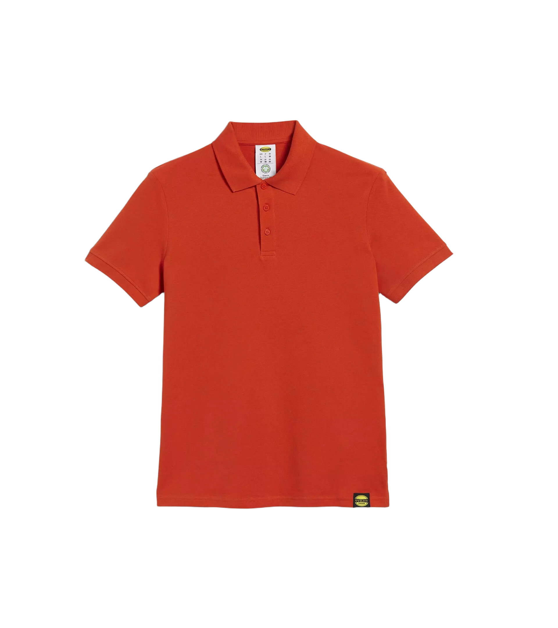 Diadora 702-177955-45019, POLO MC ATLAR ORGANIC Polo Red Medlar