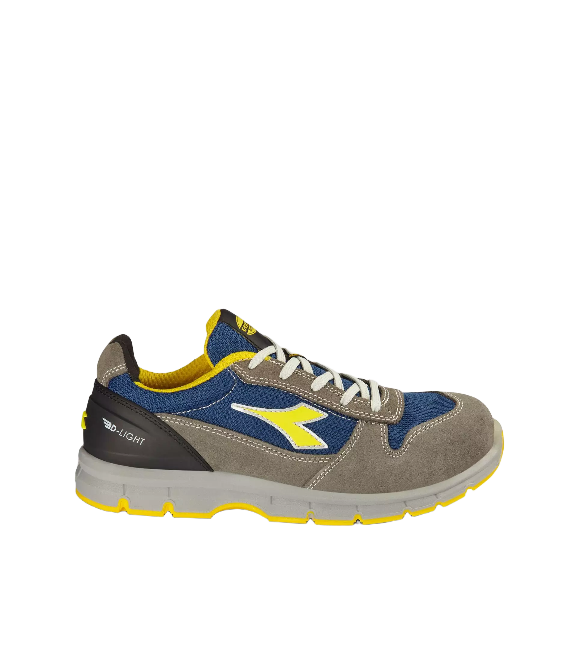 Diadora 701-181156-C4906, RUN TEXT LOW S1PS FO SR ESD Work Safety Shoes Castle Rock/Insignia Blue