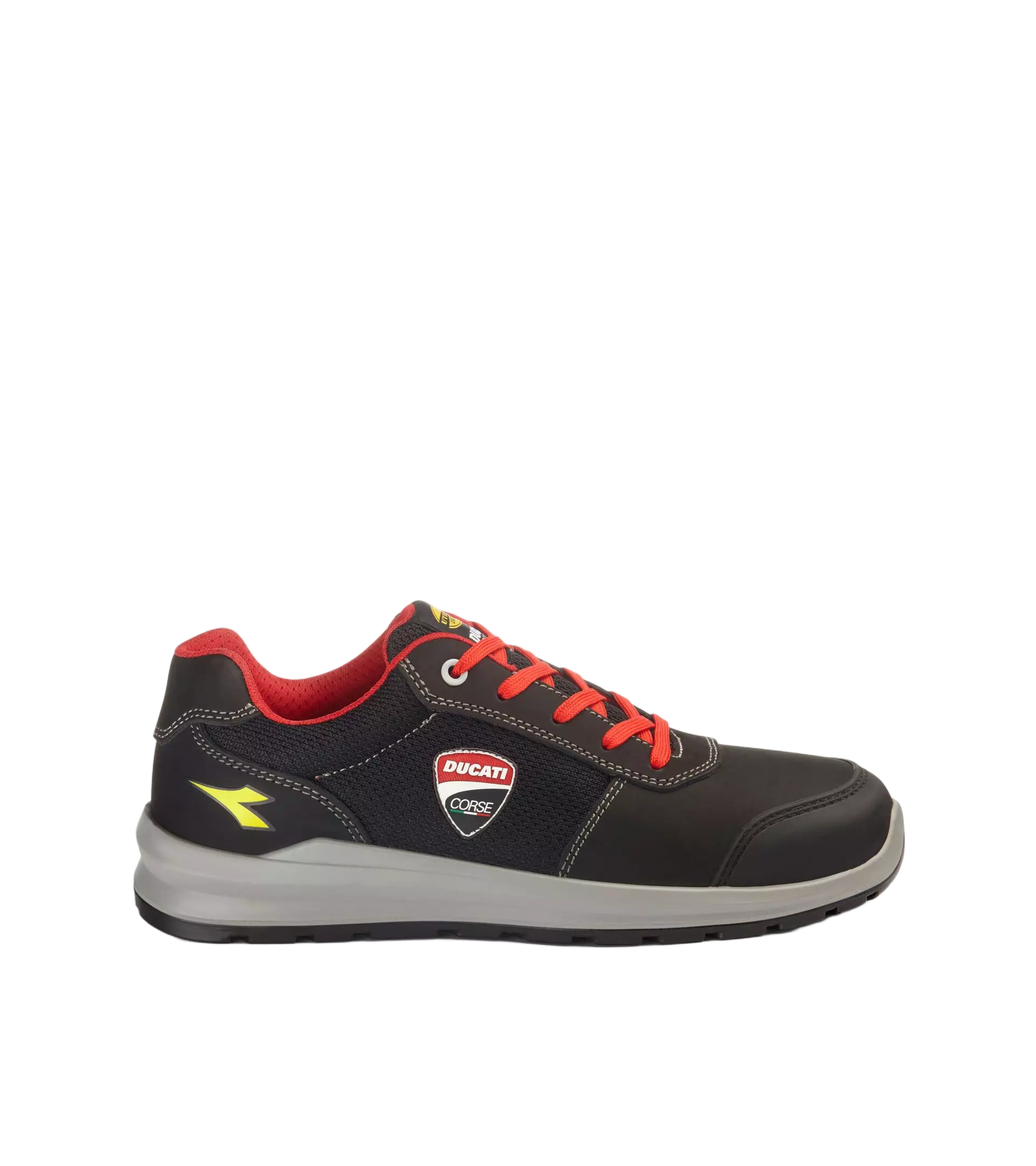 Diadora 701-181702-C2541, SPEEDY RACE LOW S1PS FO SR SC MET FREE Turvajalkineet musta/harmaa (C2541)