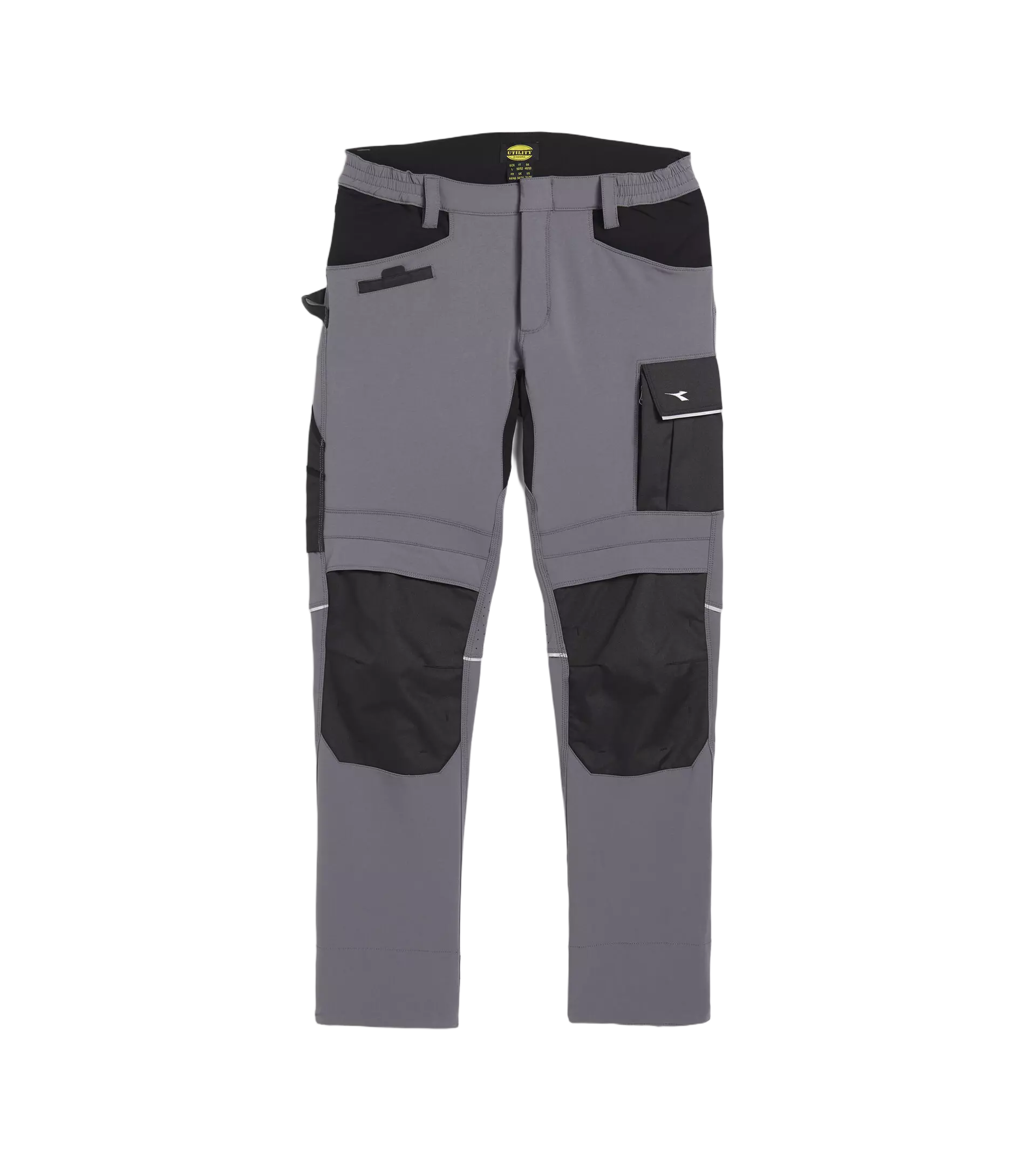 Diadora 702-175554-75070, PANT CARBON PERFORMANCE Standard Work Pants Steel Gray
