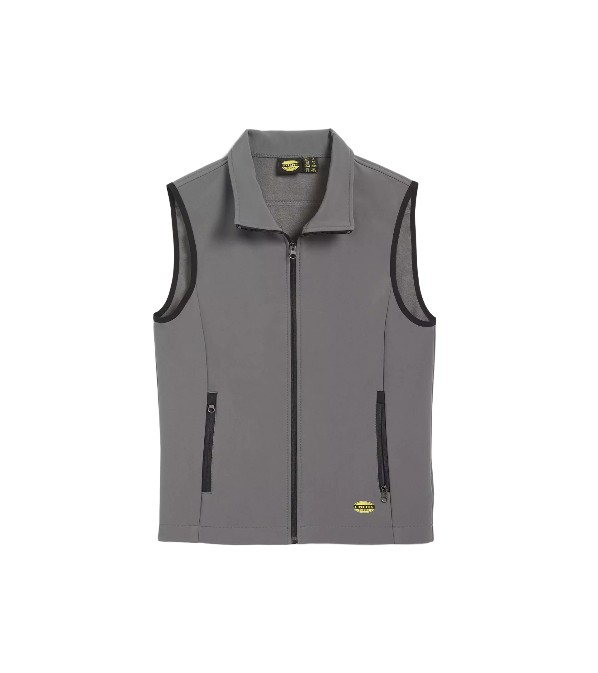 Diadora 702-174586-75070, SHELL VEST LEVEL Vest Steel Gray