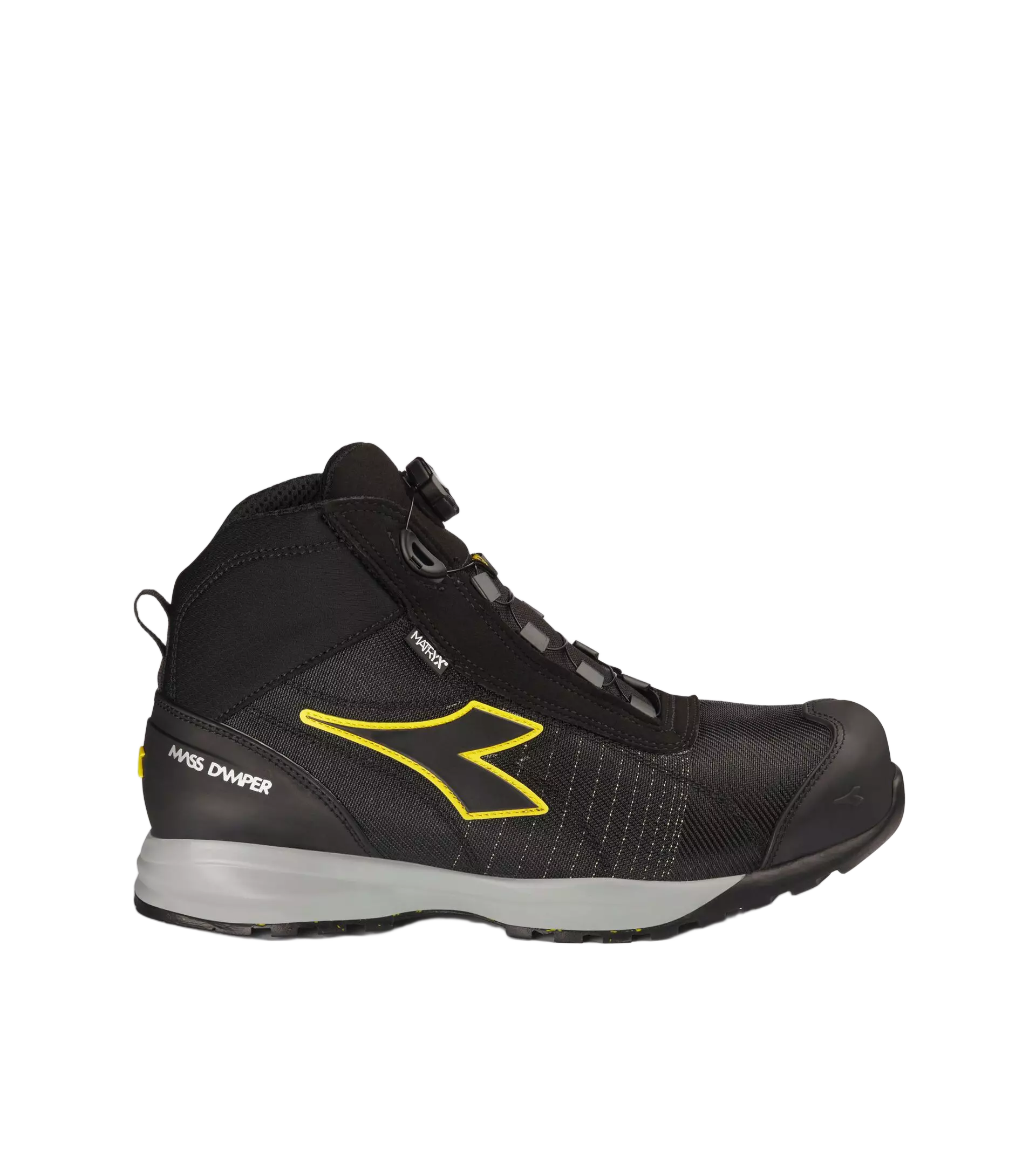 Diadora 701-181131-C0200, GLOVE MDS MTX Q MID S3S FO HRO SR SC ESD Work Safety Shoes Black/Black