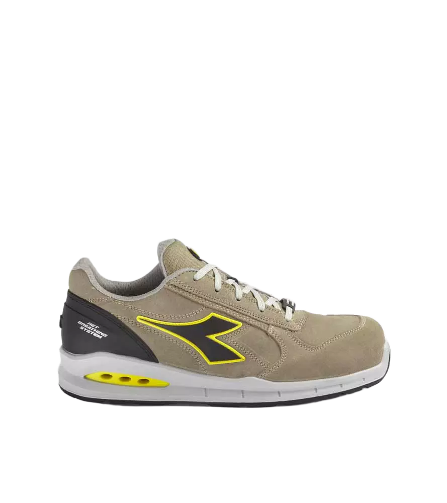 Diadora 701-176221-C8704, RUN NET AIRBOX LOW S3 SRC Work Safety Shoes Moon Rock Gray/Moon Rock Gray