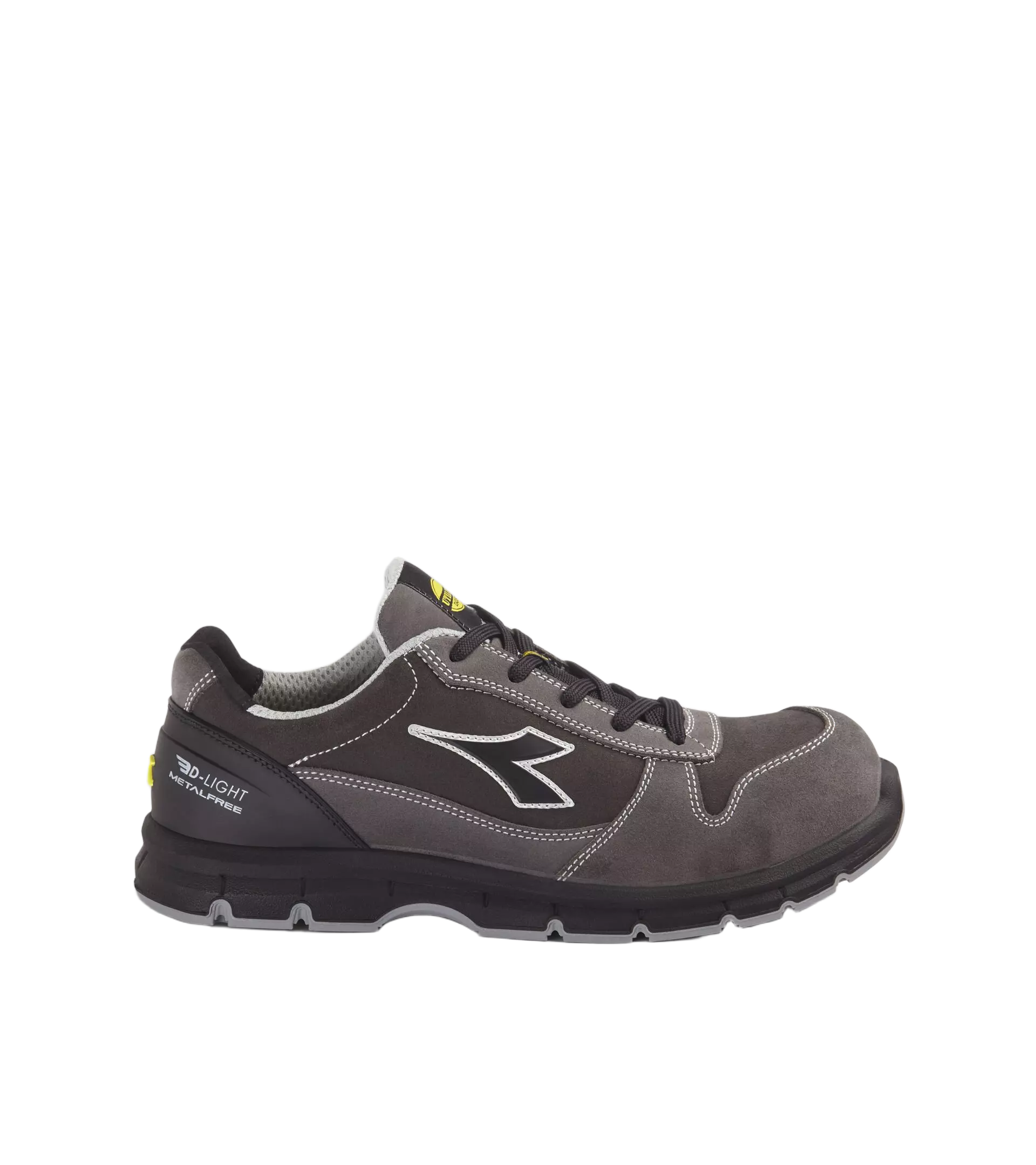 Diadora 701-179896-D0443, RUN LOW MET FREE S3L FO SR ESD Work Safety Shoes Steel Gray/Anthracite