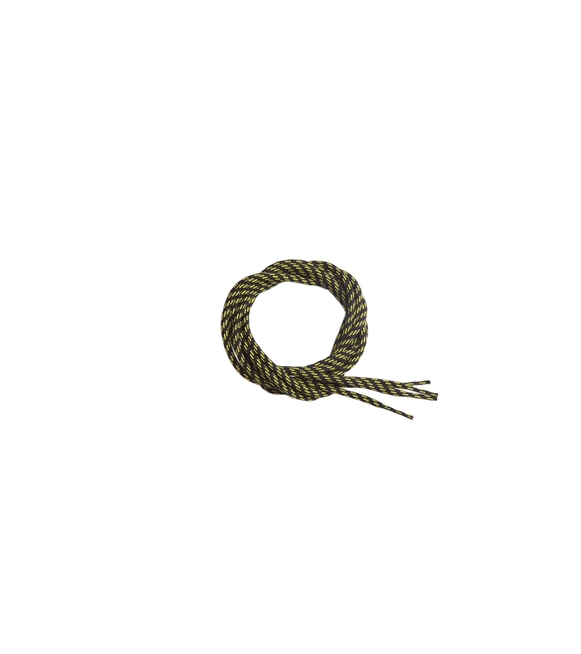 Diadora 703-178032-C0401, LACCIO TONDO RIGATO TERMO 110 CM Schuh- und Stiefelschnürsenkel Schwarz/Gelb Croms