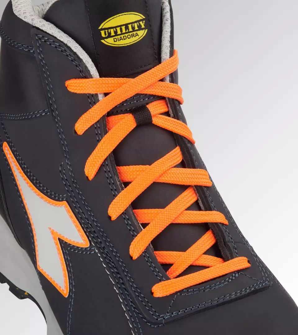 Diadora 701-181134-C9545, GLOVE MDS MID S3S FO HRO SR Turvajalkineet tummansininen/huomio-oranssi, image 4, gallery thumbnail