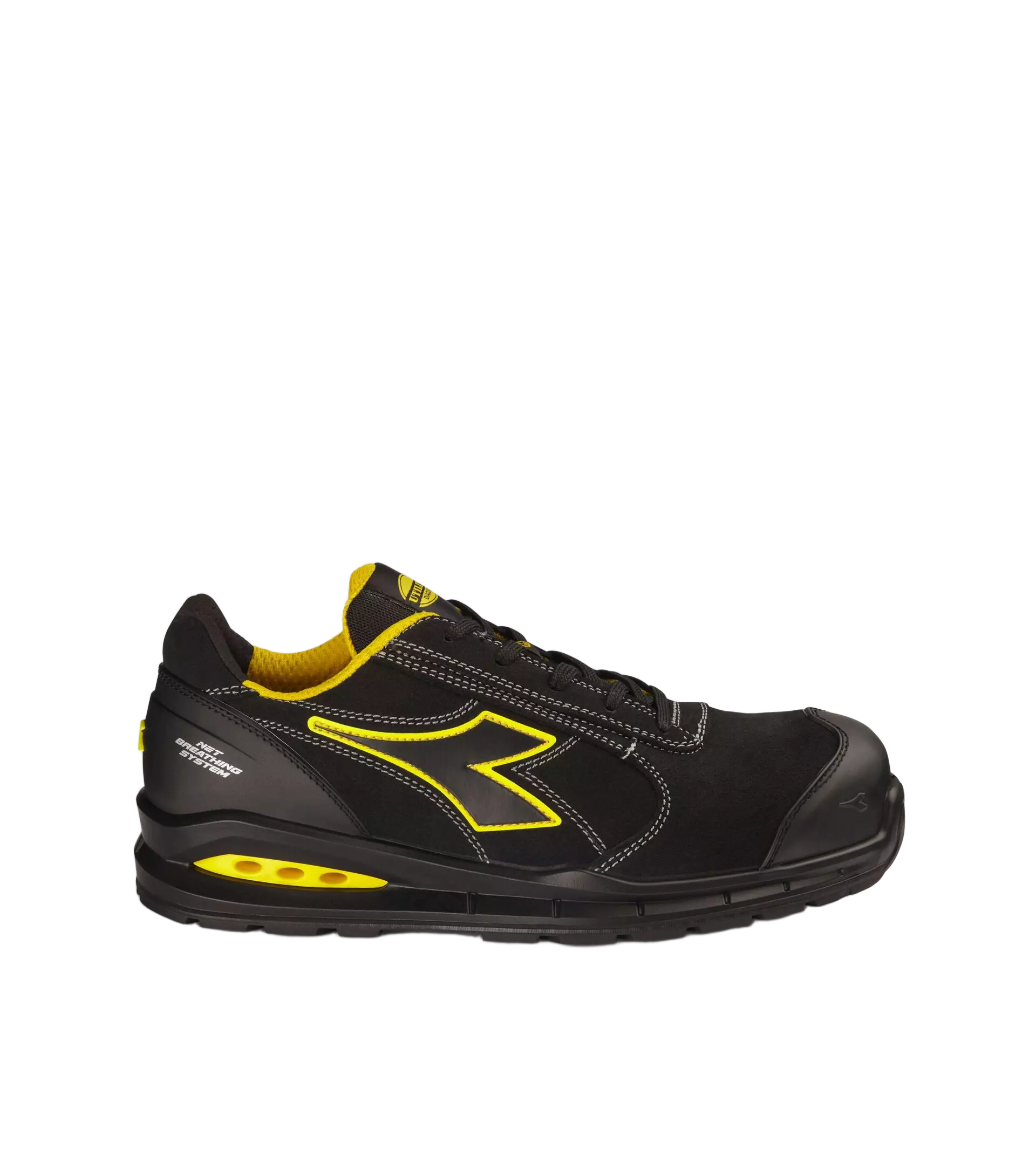 Diadora 701-181151-C0200, RUN NET AB MSTR LOW S3S FO SR SC ESD Turvajalkineet musta/musta