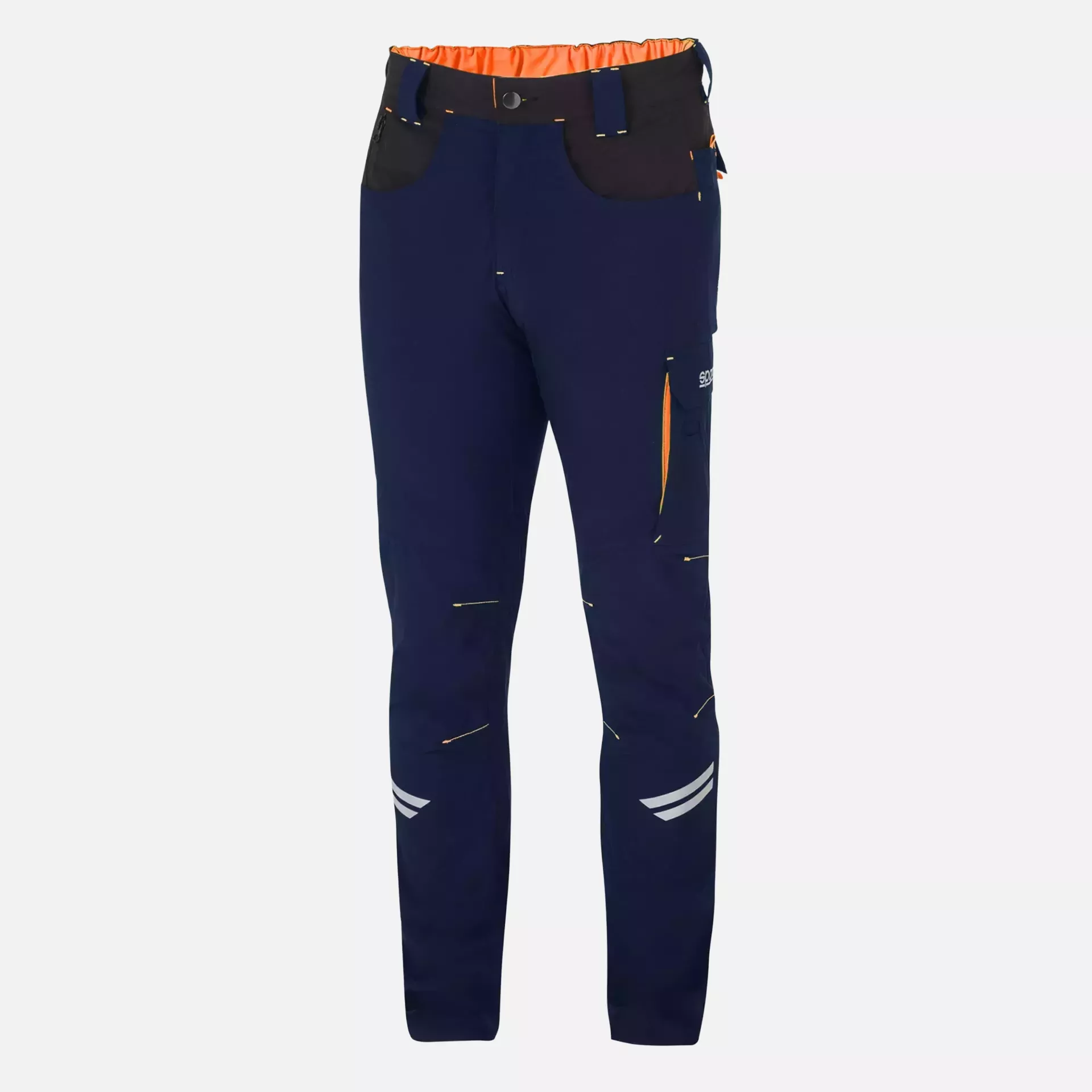 Sparco 02425BMAF, Kansas Tech Leichte Bundhose, Marineblau/Orange, image 1