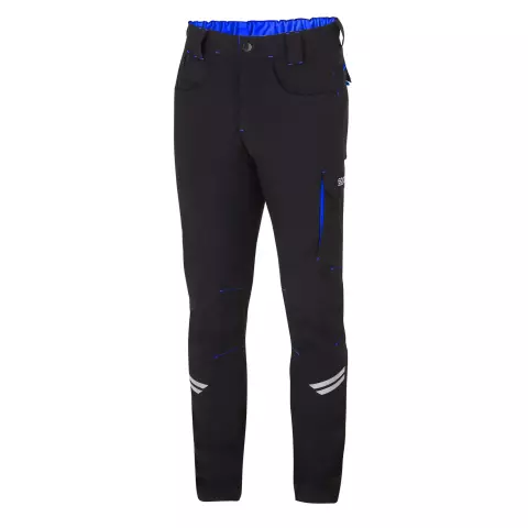 Sparco Kansas Tech Light Trousers, Black/Blue