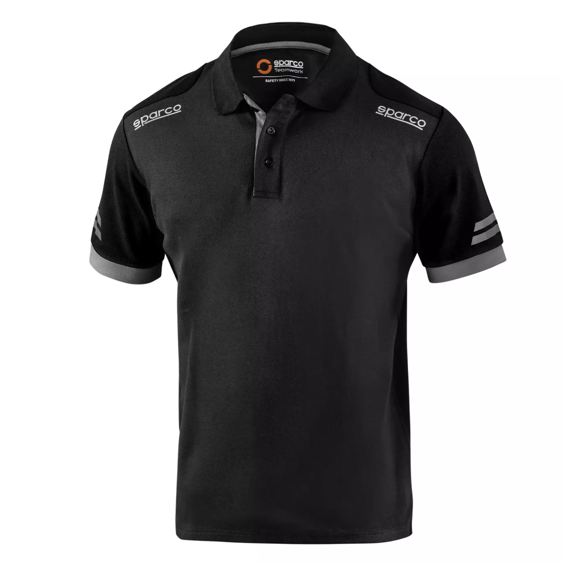Sparco 02415NRGS, Toledo Tech Polo, svart/grå, image 1