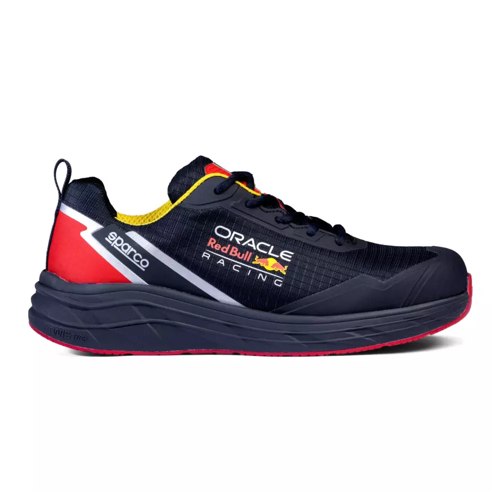 Sparco BTB0016R0-N31, Red Bull Impulse Keynes Safety Shoes S3S SR ESD, Navy Blue/Red, image 3, gallery thumbnail