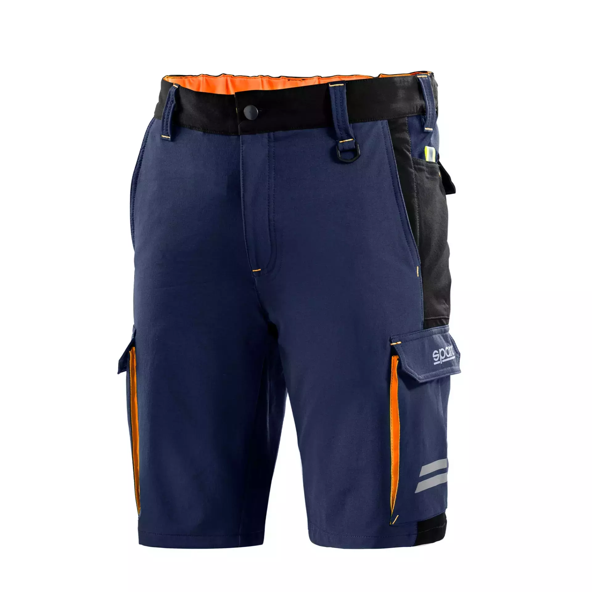 Sparco 02418BMAF, Atlanta Tech Shortsit, tummansininen/oranssi, image 1