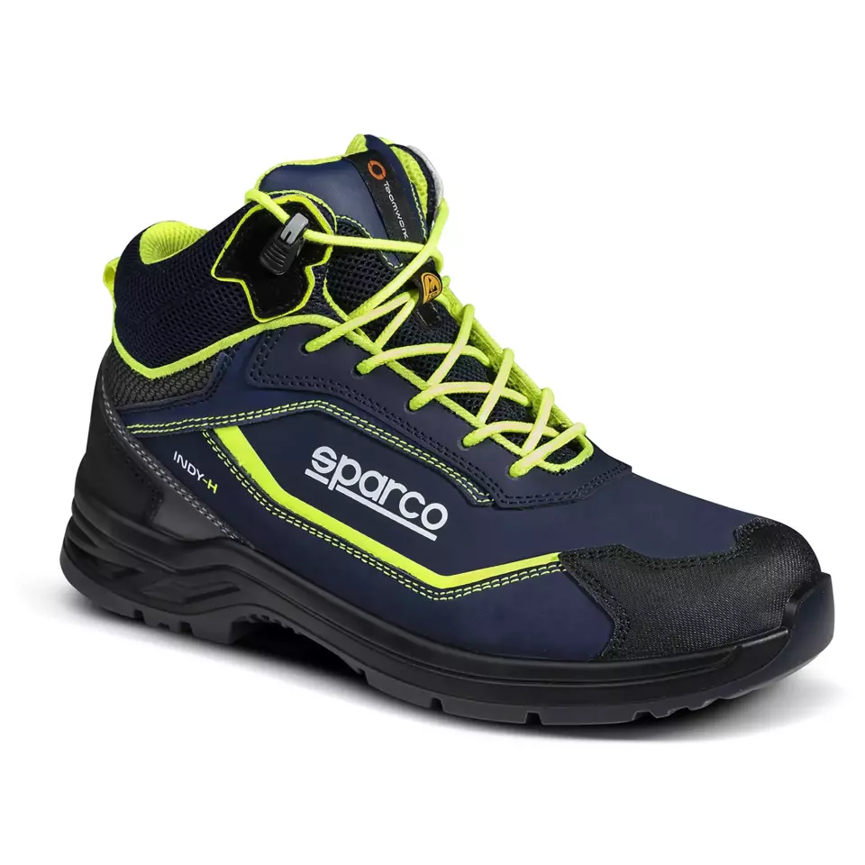 Sparco 07541BMGF, Indy Richmond Sicherheitsschuhe ESD S3S SR FO LG, Marineblau/Gelb, image 3, gallery thumbnail
