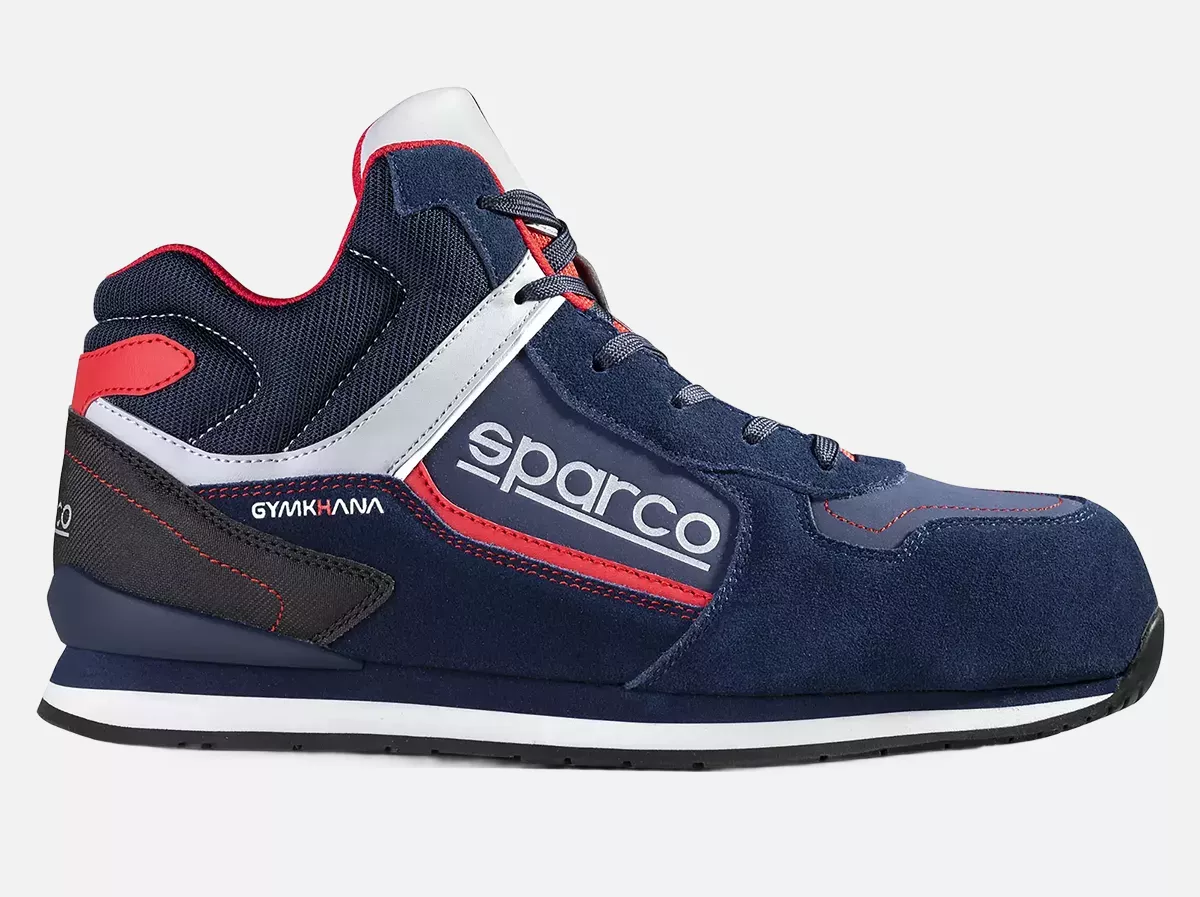 Sparco 07536BMRS, Gymkhana Olympus Saftey Shoes ESD S3 SRC HRO, Navy Blue/Red, image 5