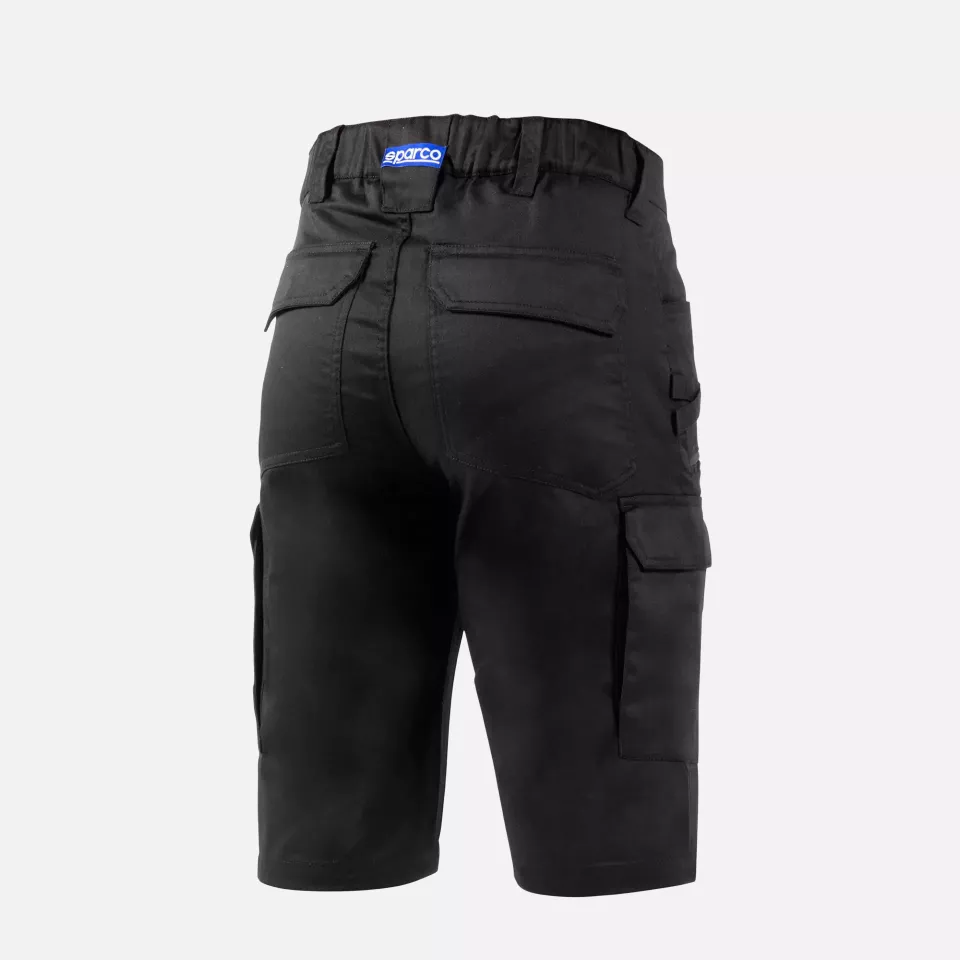 Sparco BTP0002B0-K11, Hawaii Bermuda Shorts, Black/Dark Grey, image 2, gallery thumbnail