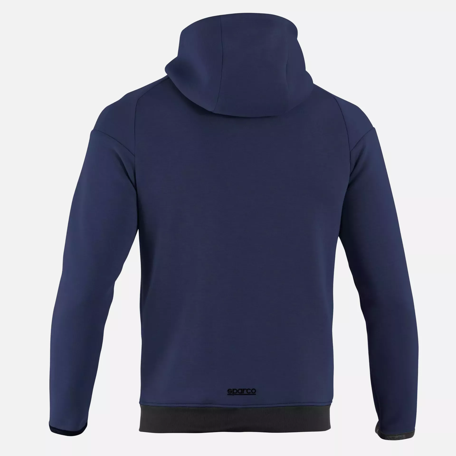 Sparco BMJ0012B0-N02, BM Hooded Sweatshirt Full Zip, Navy Blue, image 2