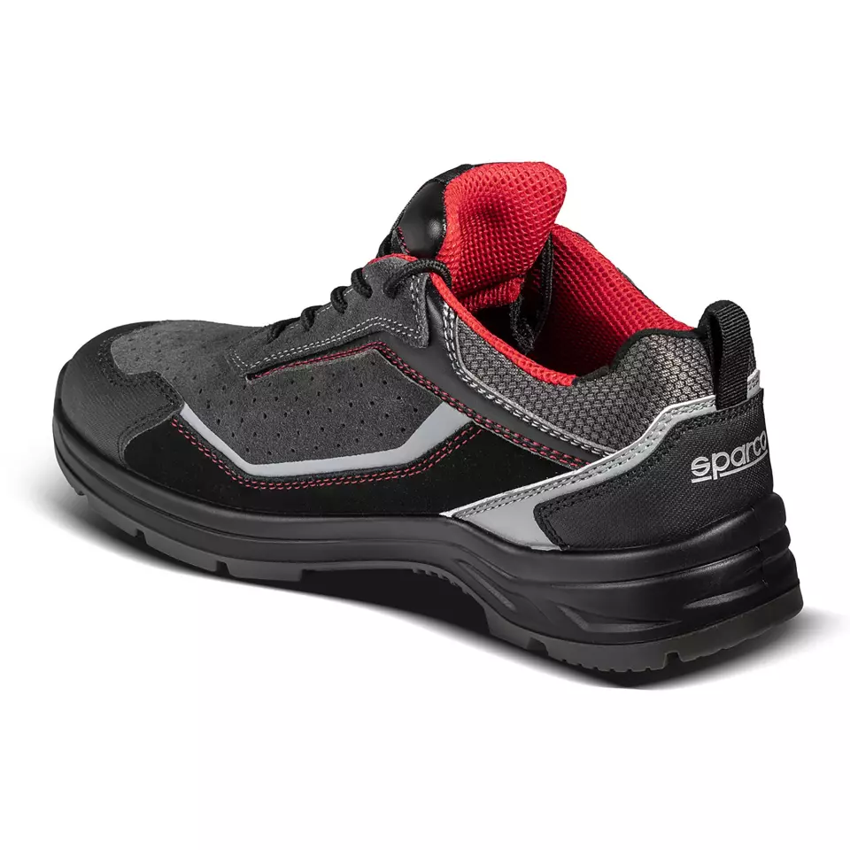 Sparco 07538NRGS, Indy Detroit Safety Shoes ESD S1PS SR FO LG, Black/Dark Gray, image 2, gallery thumbnail