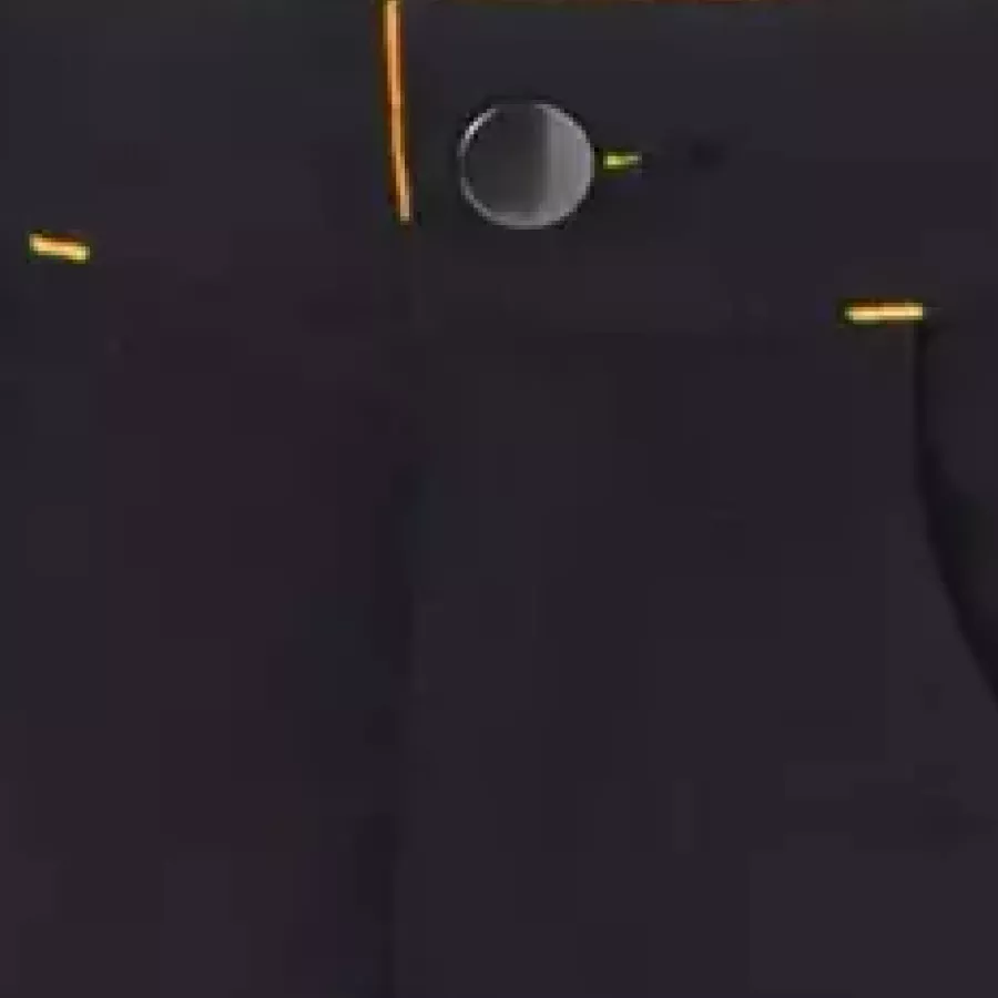 **Button and Zip Closure** keeps your pants securely fastened without slowing you down.