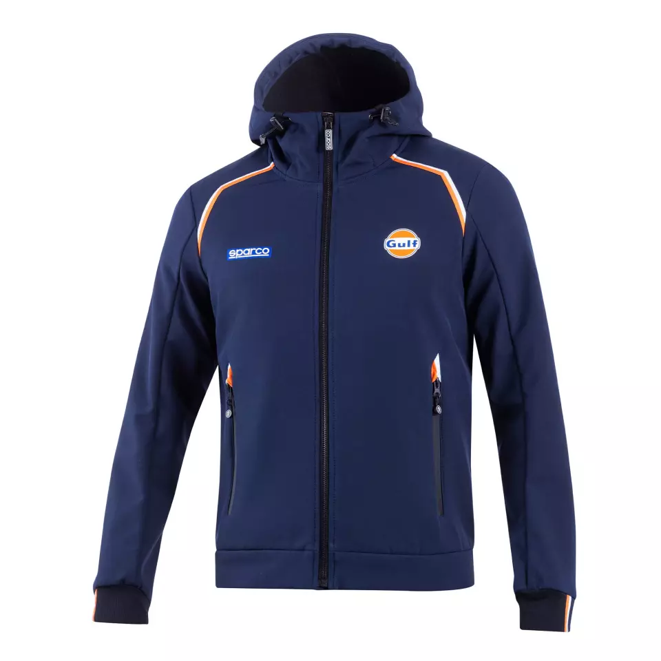 Sparco BMJ0004S0-N02, Gulf SL Softshelljacke mit Kapuze, Marineblau, image 1, gallery thumbnail