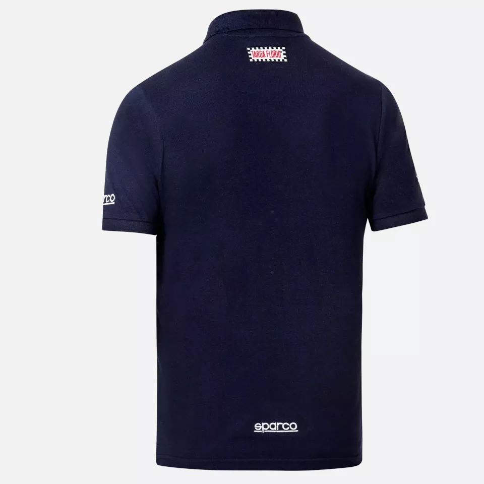 Sparco 013048TF-BM, Targa Florio Poloshirt, Marineblau, image 2, gallery thumbnail