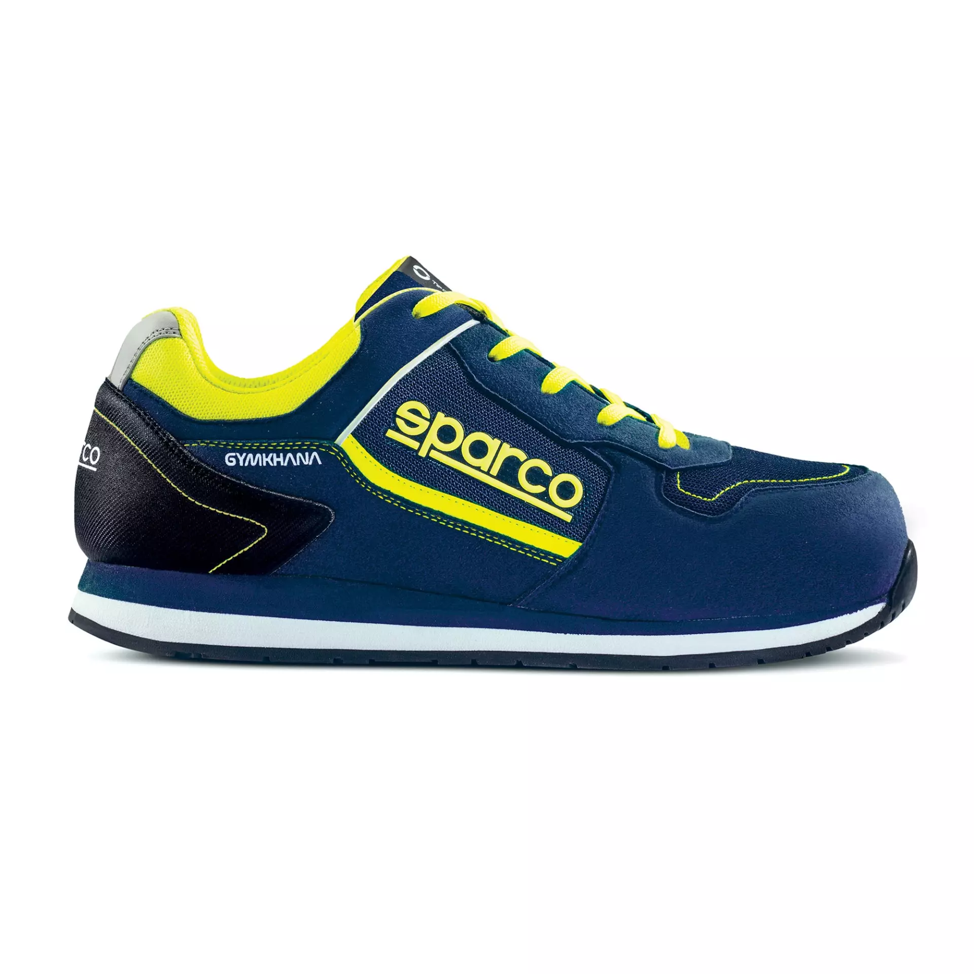 Sparco 07527BMGF, Gymkhana Dani Safety Shoes S1P SRC, Navy Blue/Yellow, image 3
