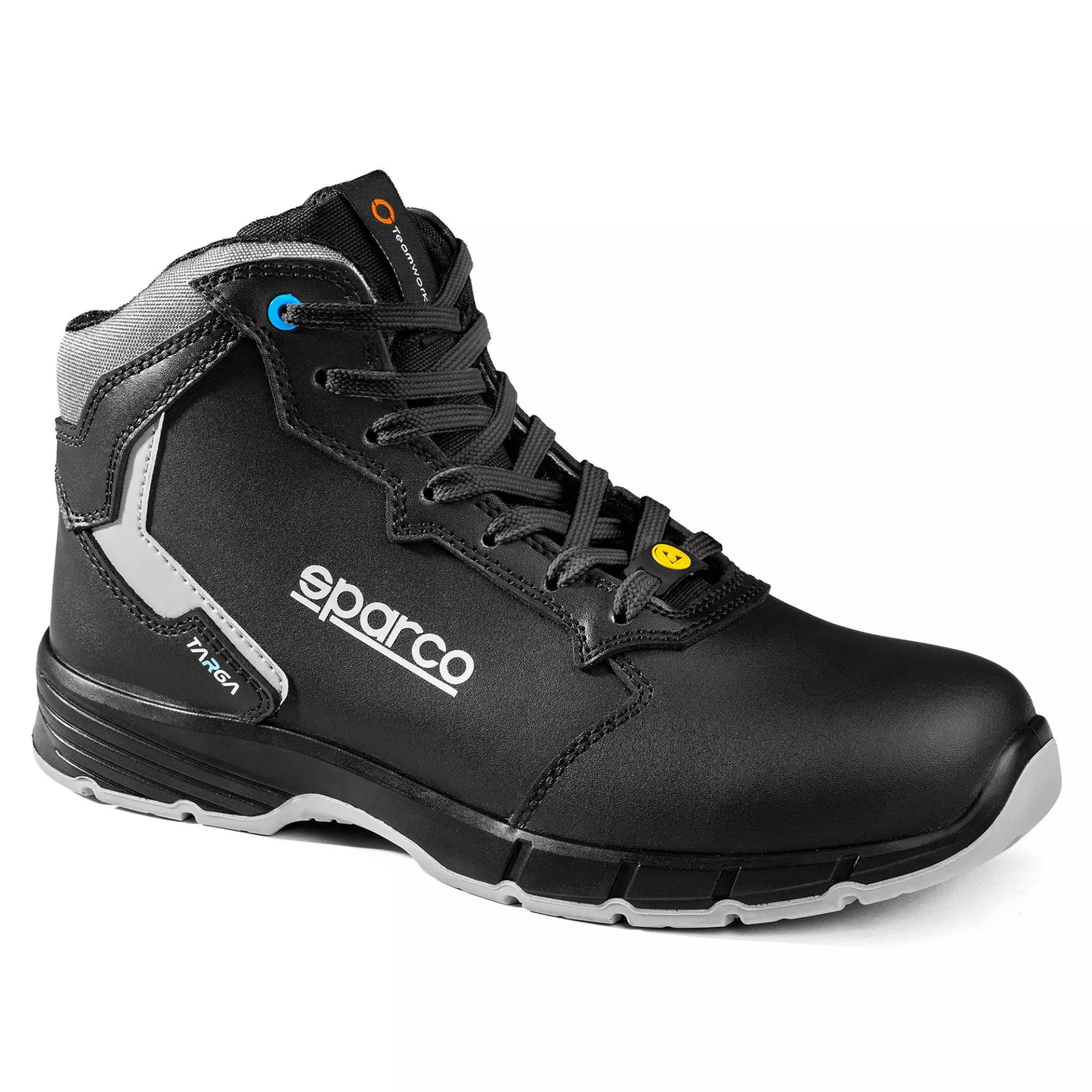 Sparco BTB0012B0-K11, TARGA-H Safety Shoes ESD S3S SR FO, Black/Dark Grey