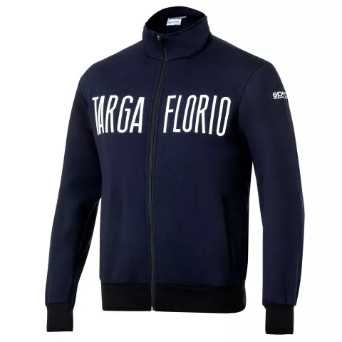Sparco Targa Florio Full Zip Sweatshirt, Navy Blue