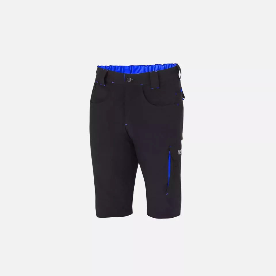 Sparco 02428NRAZ, Laredo Tech Light Shorts, Black/Blue, image 1, gallery thumbnail