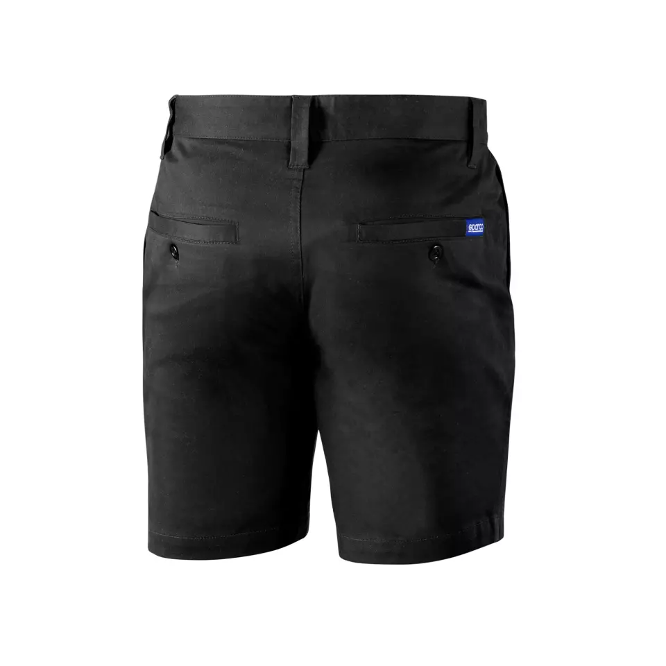 Sparco 01395-NR, Corporate Bermuda Shorts, Black, image 2, gallery thumbnail