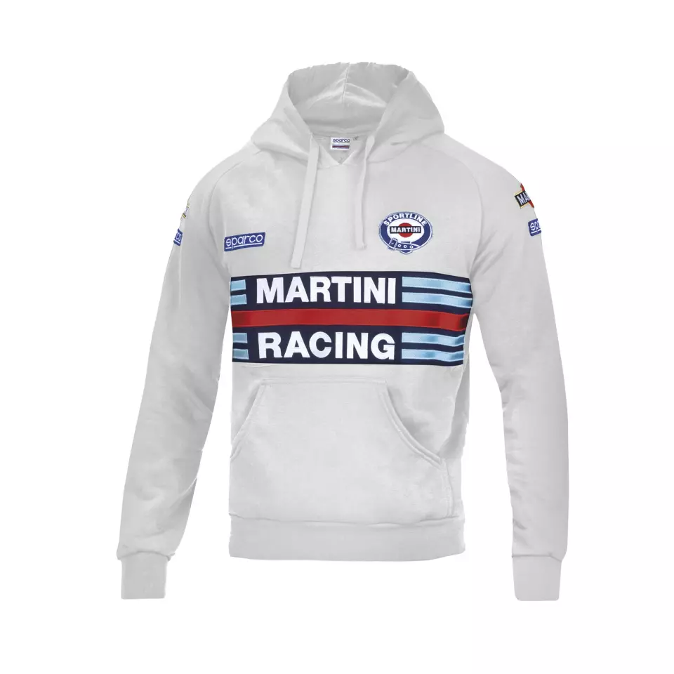 Sparco 01279MR-GR, Martini Racing Hoodie, Grey, image 1, gallery thumbnail