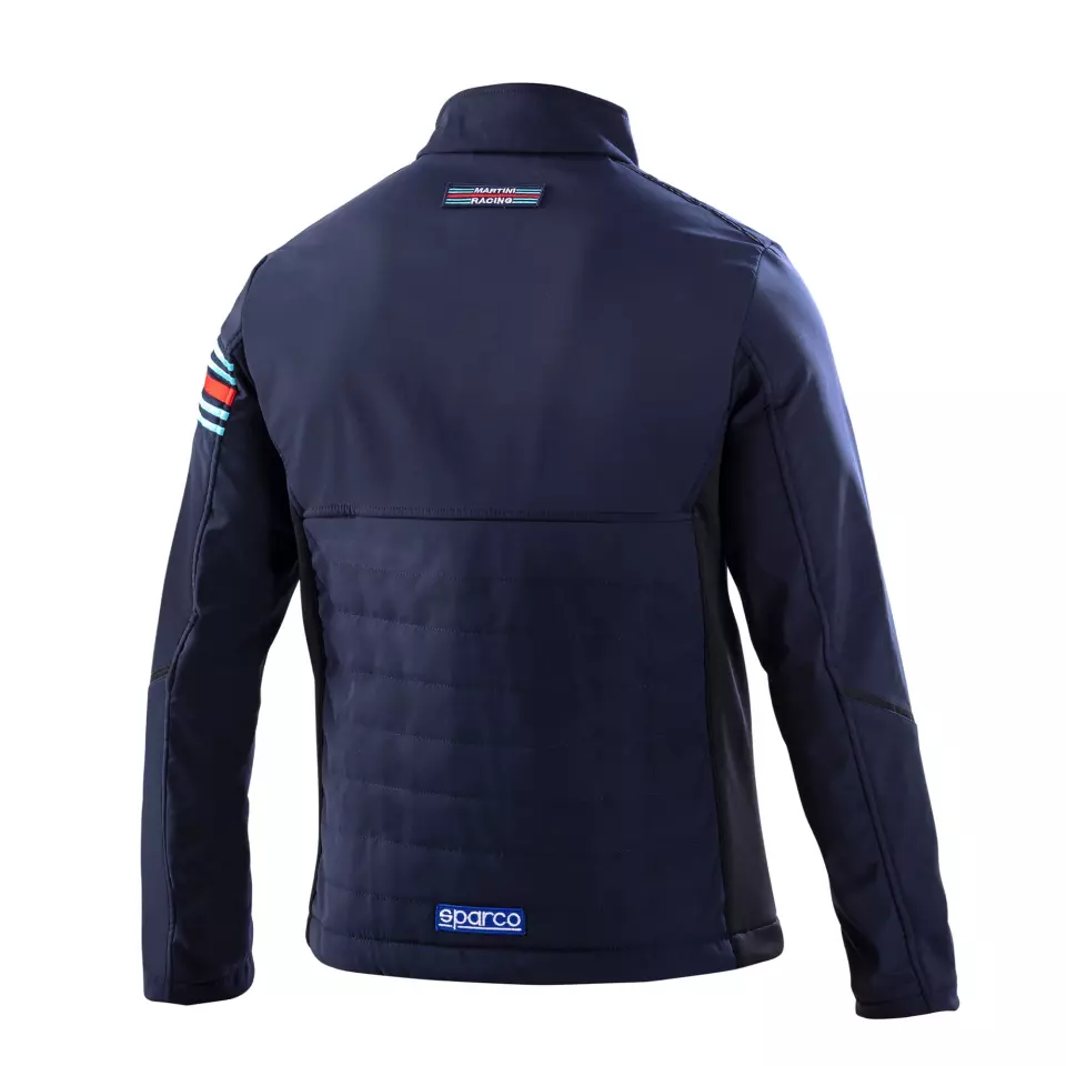 Sparco 01363MR-BM, MARTINI-R Softshell Jacket, Navy Blue, image 2, gallery thumbnail