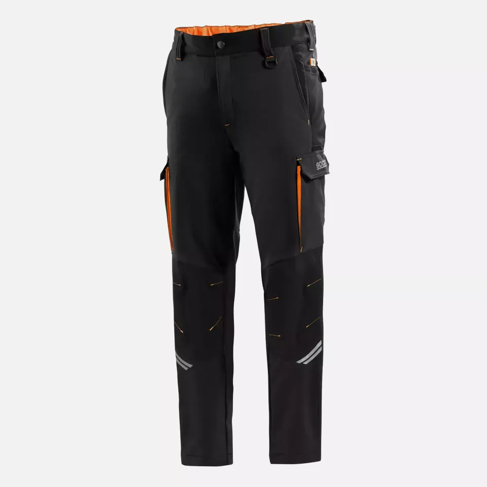 Sparco 02417NRAF, Oregon Tech Hose, Schwarz/Orange, image 1, gallery thumbnail