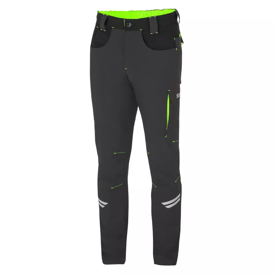Sparco 02425-GSVF, Kansas Tech Light Pants, Grey/Green