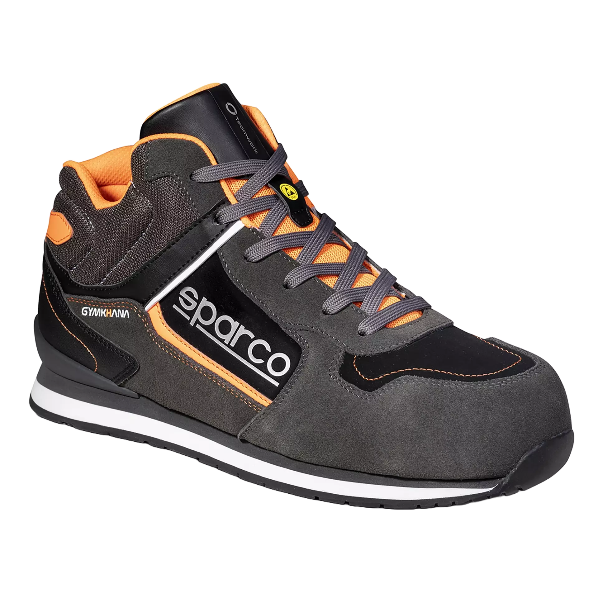 Sparco 07536GSAF, Gymkhana Acropolis Safety Shoes ESD S3 SRC HRO, Gray/Orange, image 1