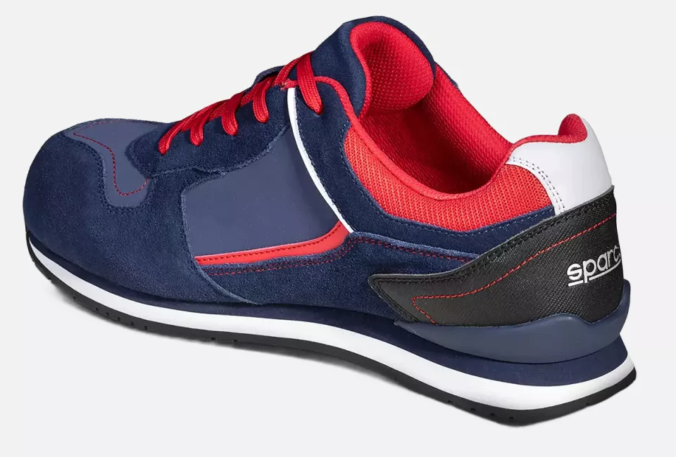 Sparco 07535BMRS, Gymkhana Tacoma Sicherheitsschuhe ESD S3 SRC HRO, Marineblau/Rot, image 5, gallery thumbnail