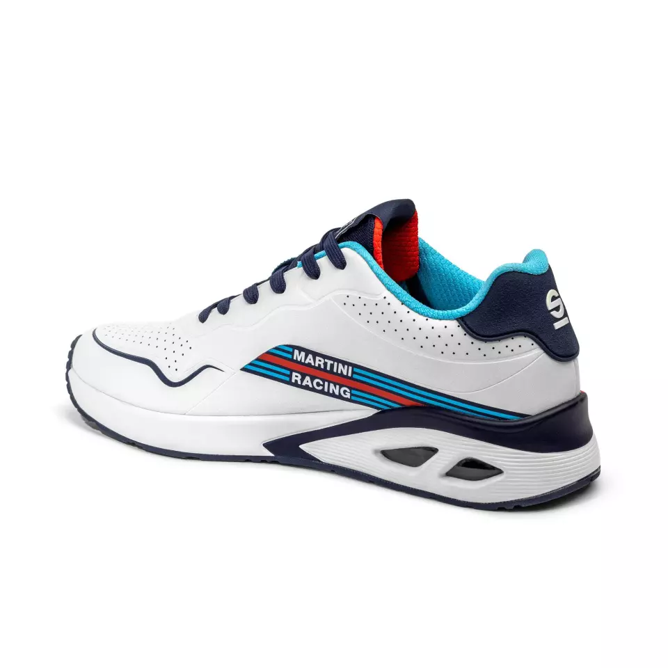 Sparco BMB0002D0-W18, S-Light Martini Racing Sneaker, Weiß/Marineblau, image 2, gallery thumbnail