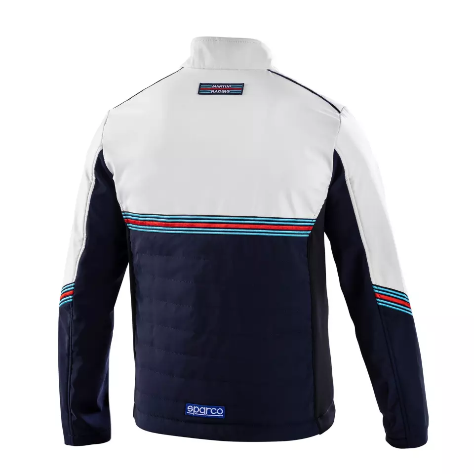 Sparco 01363MR-BMBI, MARTINI-R Softshell Jacket, Navy/White, image 2, gallery thumbnail