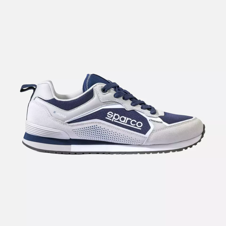 Sparco BMB0001B0-D23, S-ROAD Shoes, Beige/Navy Blue, image 3, gallery thumbnail